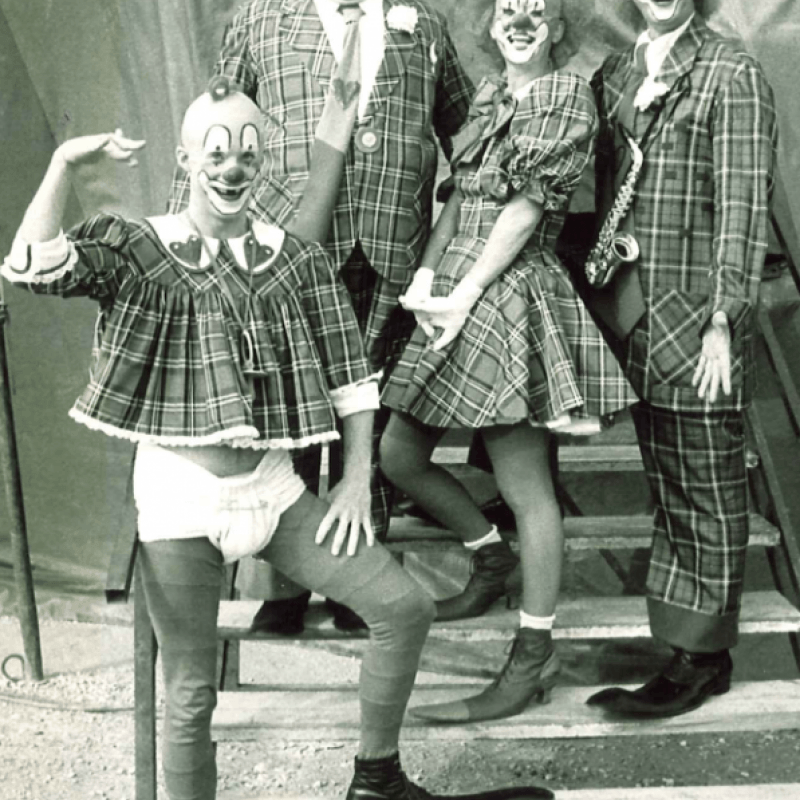Fyra clowner