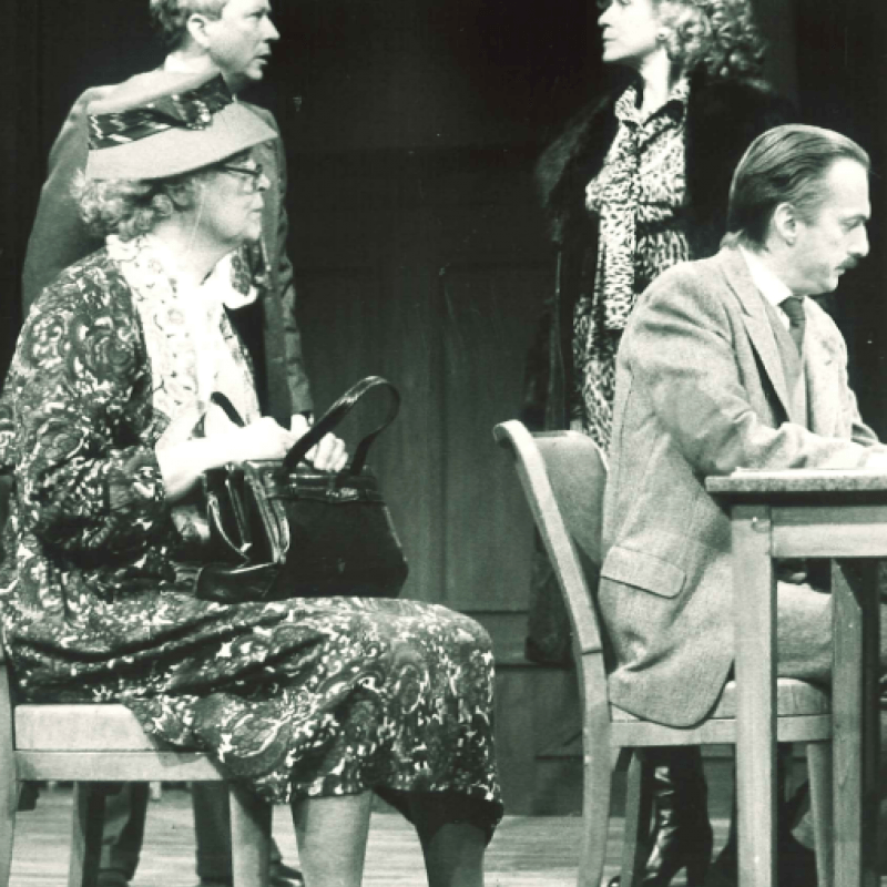 Fyra personer på scen