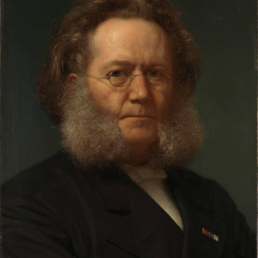 Porträttmålning Henrik Ibsen