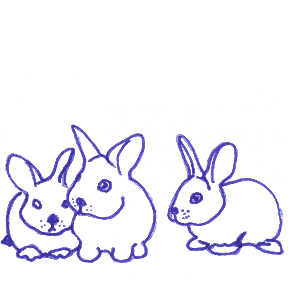 Tecknade kaniner
